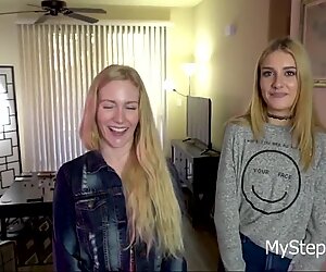 Hot Teen Daughters Fuck Daddy-Emma Starletto &_ Mazzy Grace