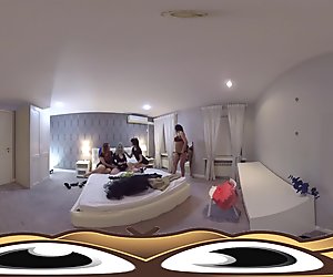 VR Porn Girls only orgy in POV  Virtual Porn 360