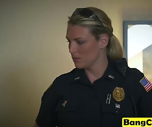 Busty All Natural MILF Cops Arrested And Fucked a Latin Guy