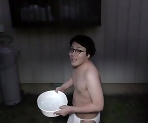 Giapponese famoso GAY Ragazzo Simoyaka Ice Bhendess Challenge
