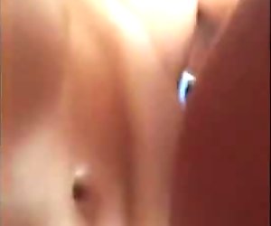 Amateur with pierced nipples POV sex tape