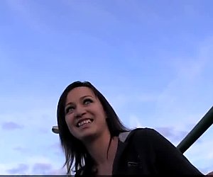 PublicAgent HD Bus stop girl loves riding my big cock outside